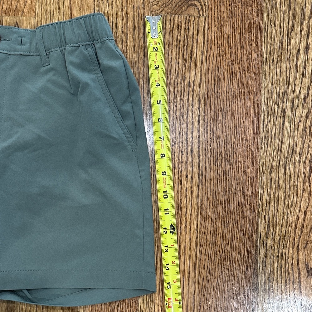 chubbies Men's Slate Green Pull-On Flat Front Shorts - Picture 5 of 6